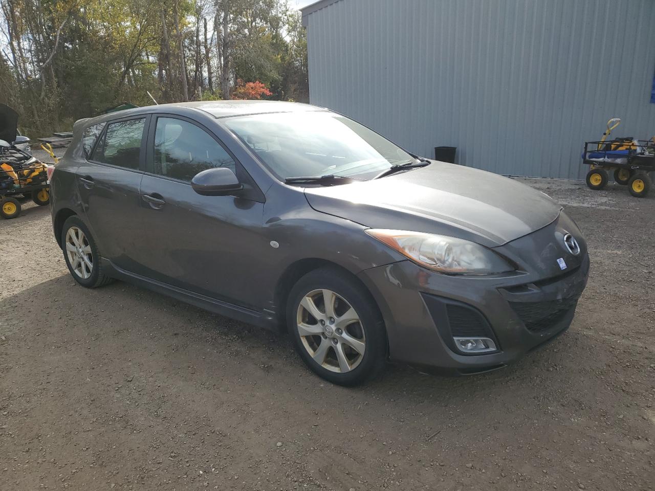 2010 Mazda 3 VIN JM1BL1H5XA1265512 Copart auction photo, front end damage thumbnail 4