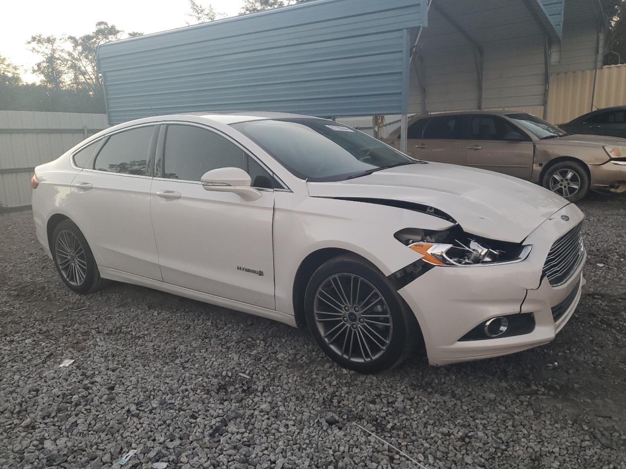 2013 Ford Fusion VIN 3FA6P0LU2DR271433 Copart auction photo, front end damage thumbnail 4