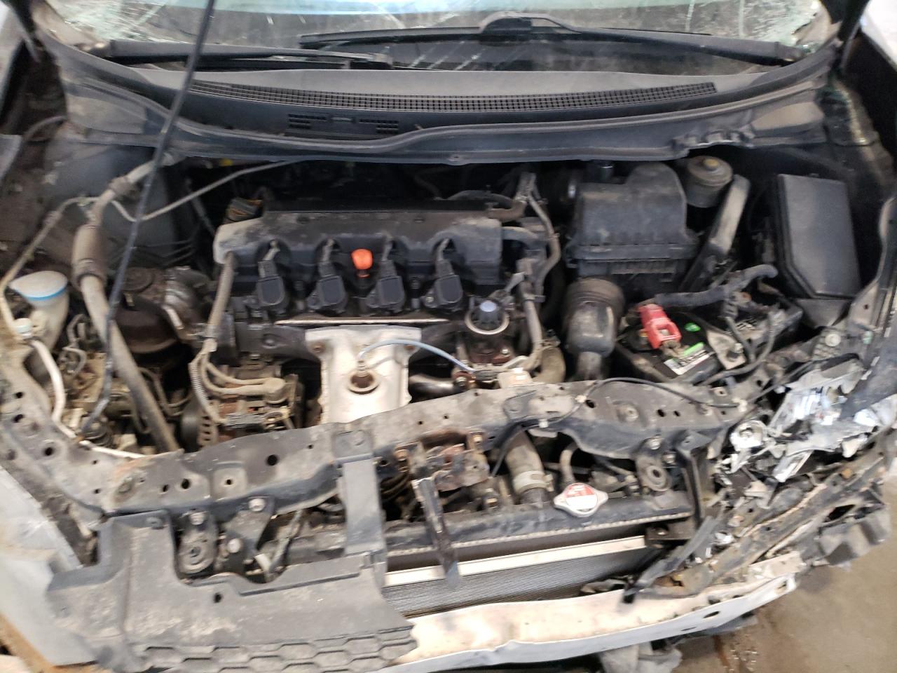 2013 Honda Civic VIN 2HGFG3B82DH524909 Copart auction photo, rollover damage thumbnail 11