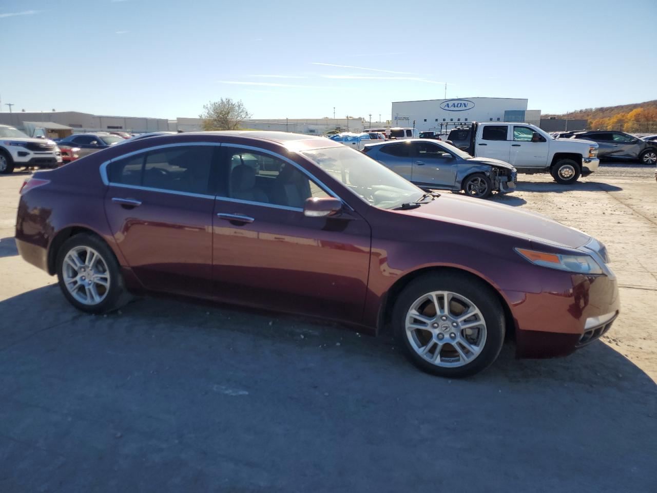 2009 Acura TL VIN 19UUA86529A023031 Copart auction photo, side / all over damage thumbnail 4