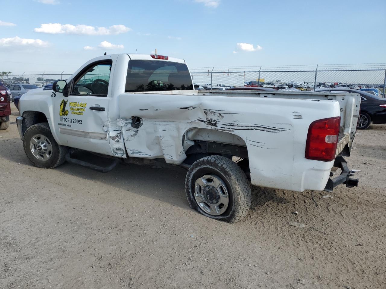 2011 Chevrolet Silverado VIN 1GC0CXCG4BF106959 Copart auction photo, side / front end damage thumbnail 3