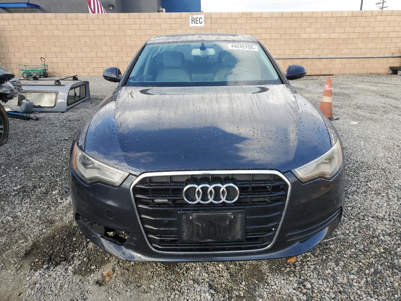2015 Audi A6 VIN WAUGFAFC0FN021170 Copart auction photo, undercarriage / front end damage thumbnail 5