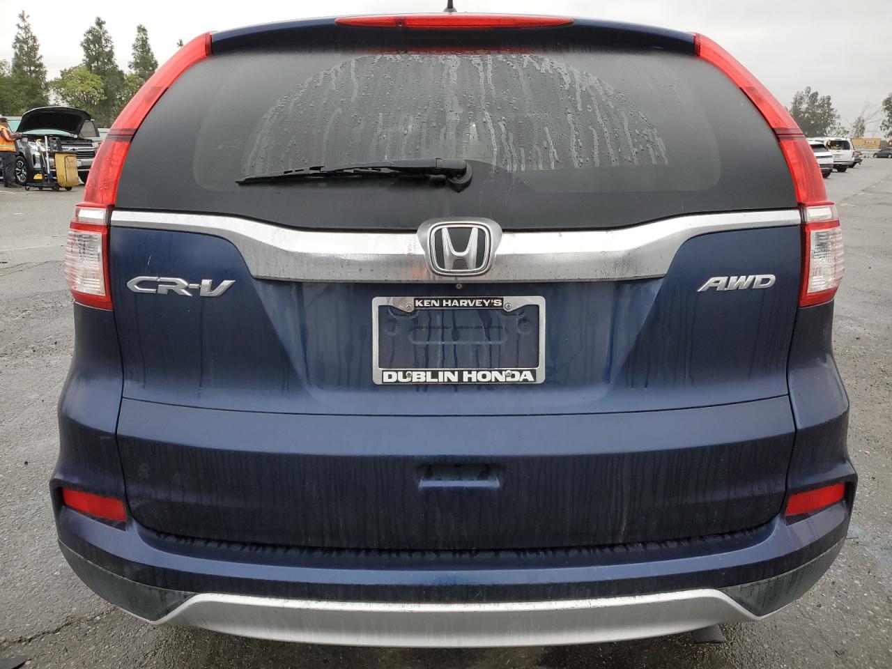 2015 Honda CR-V VIN 5J6RM4H55FL071389 Copart auction photo, undercarriage / side damage thumbnail 6