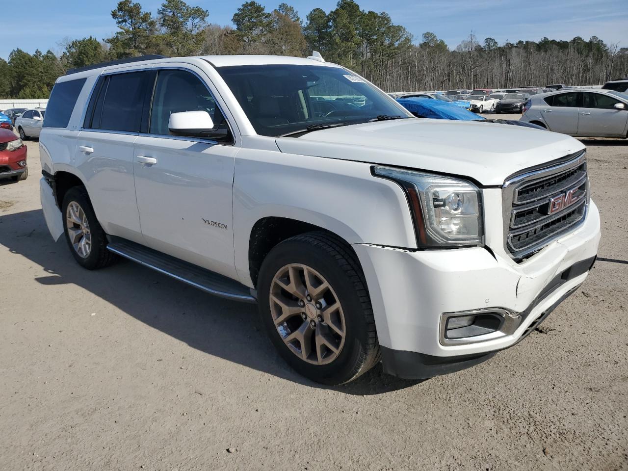 2015 GMC Yukon VIN 1GKS1BKC9FR624509 Copart auction photo, rear end damage thumbnail 4