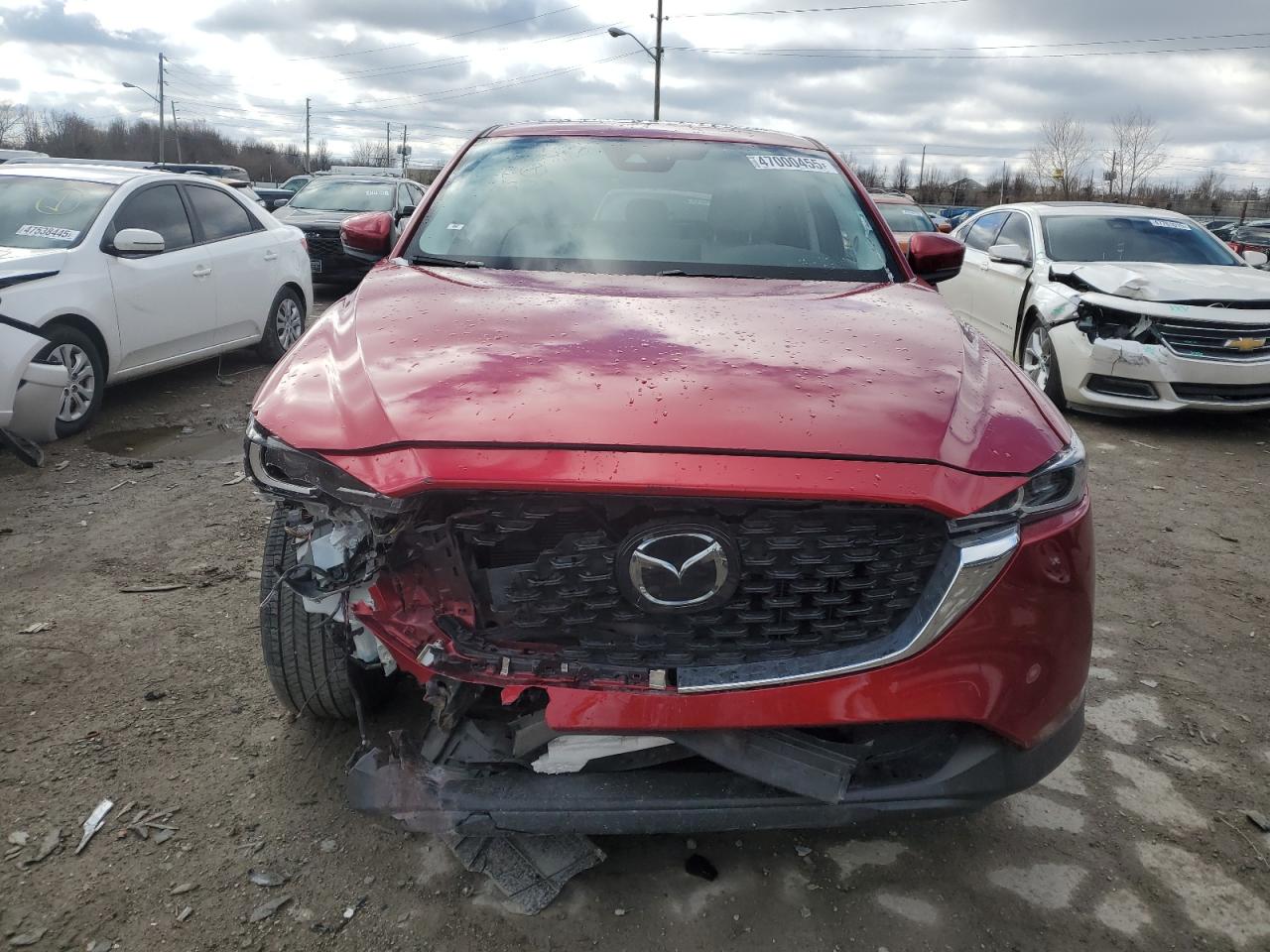 2023 Mazda CX-5 VIN JM3KFBCM7P0266277 Copart auction photo, front end / mechanical damage thumbnail 5