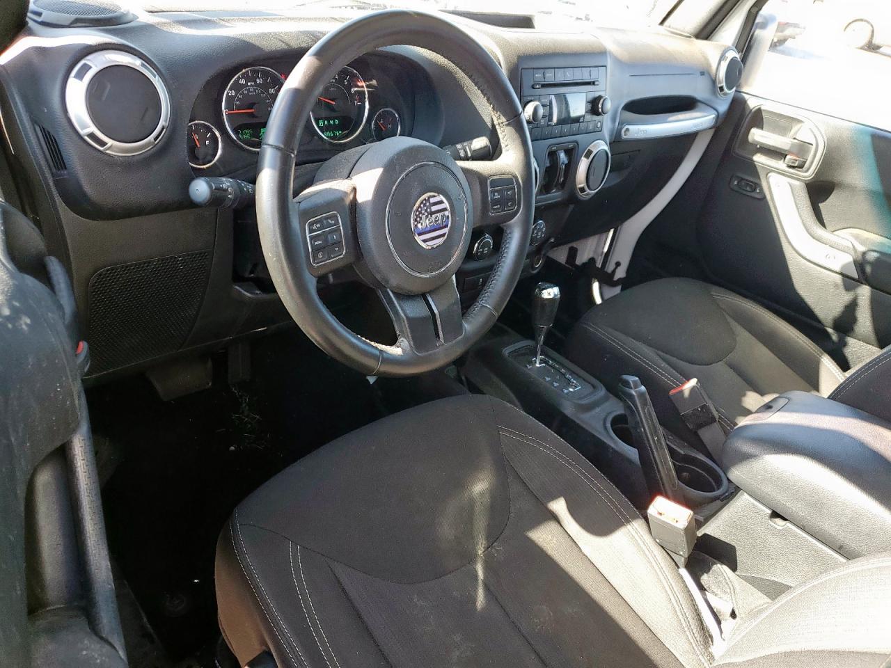 2017 Jeep Wrangler VIN 1C4BJWEG3HL665774 Copart auction photo, rear end / side damage thumbnail 8