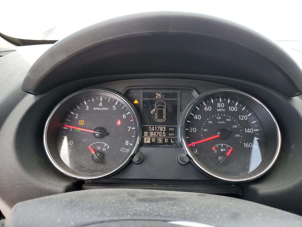 2015 Nissan Rogue VIN JN8AS5MT7FW653158 Copart auction photo, front end / hail damage thumbnail 9