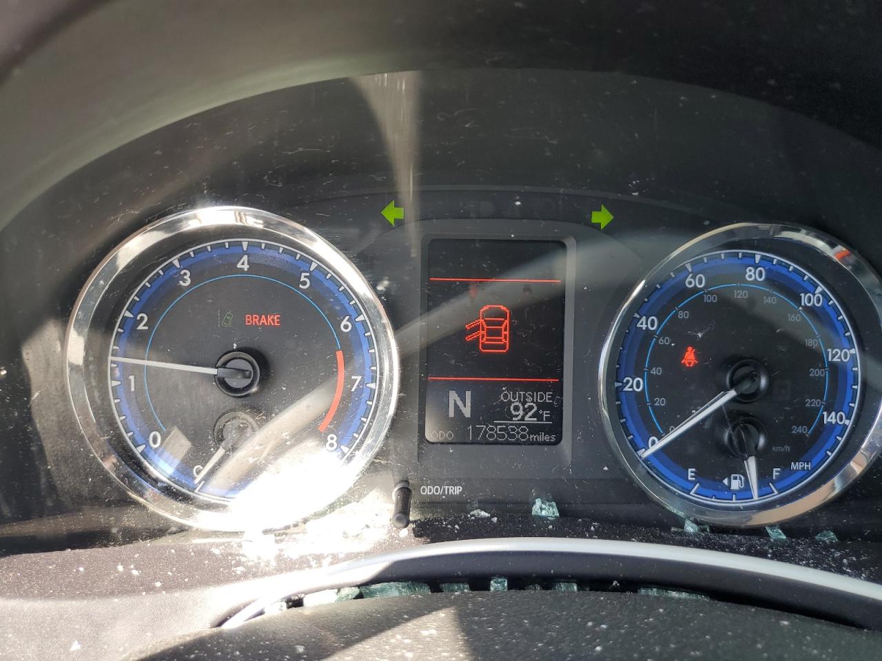 2017 Toyota Corolla VIN 5YFBURHE1HP703724 Copart auction photo, side damage thumbnail 9