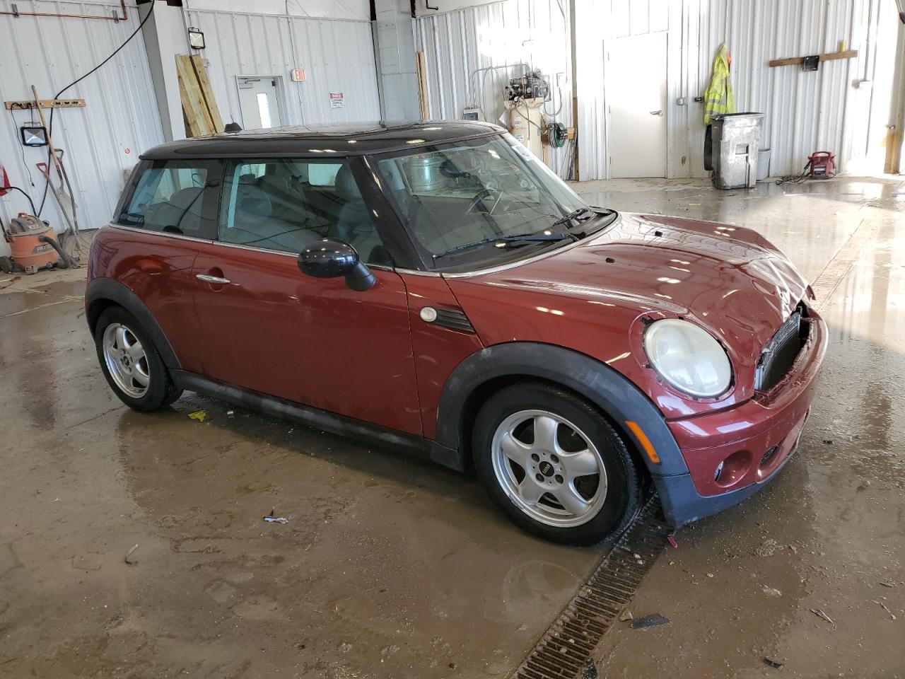 2009 MINI Cooper VIN WMWMF33509TW73680 Copart auction photo, front end damage thumbnail 4