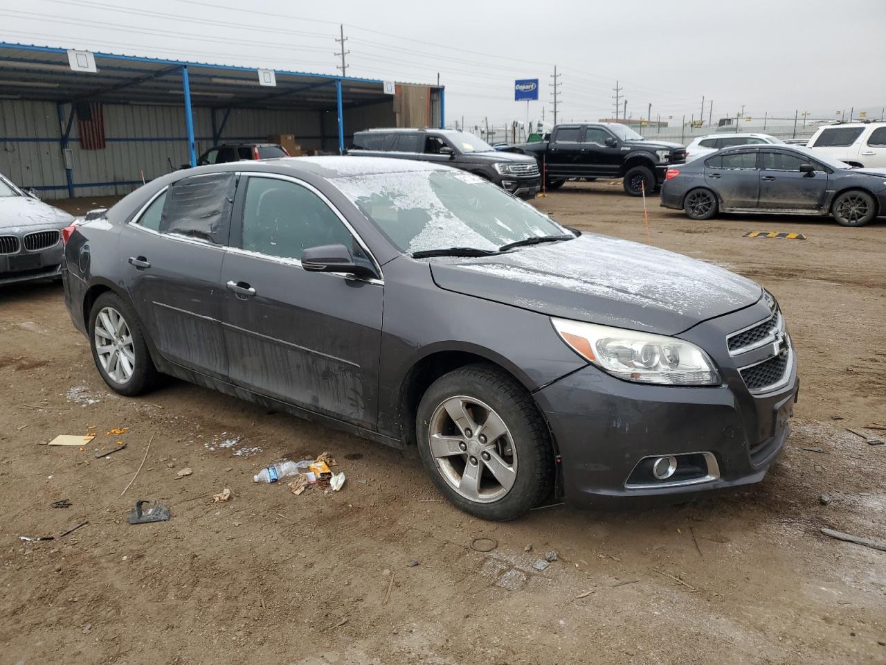 2013 Chevrolet Malibu VIN 1G11E5SA2DF340738 Copart auction photo, front end / side damage thumbnail 4