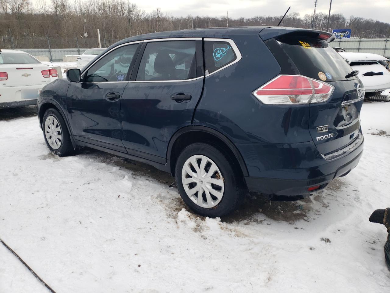 2016 Nissan Rogue VIN JN8AT2MV7GW142869 Copart auction photo, side damage thumbnail 2