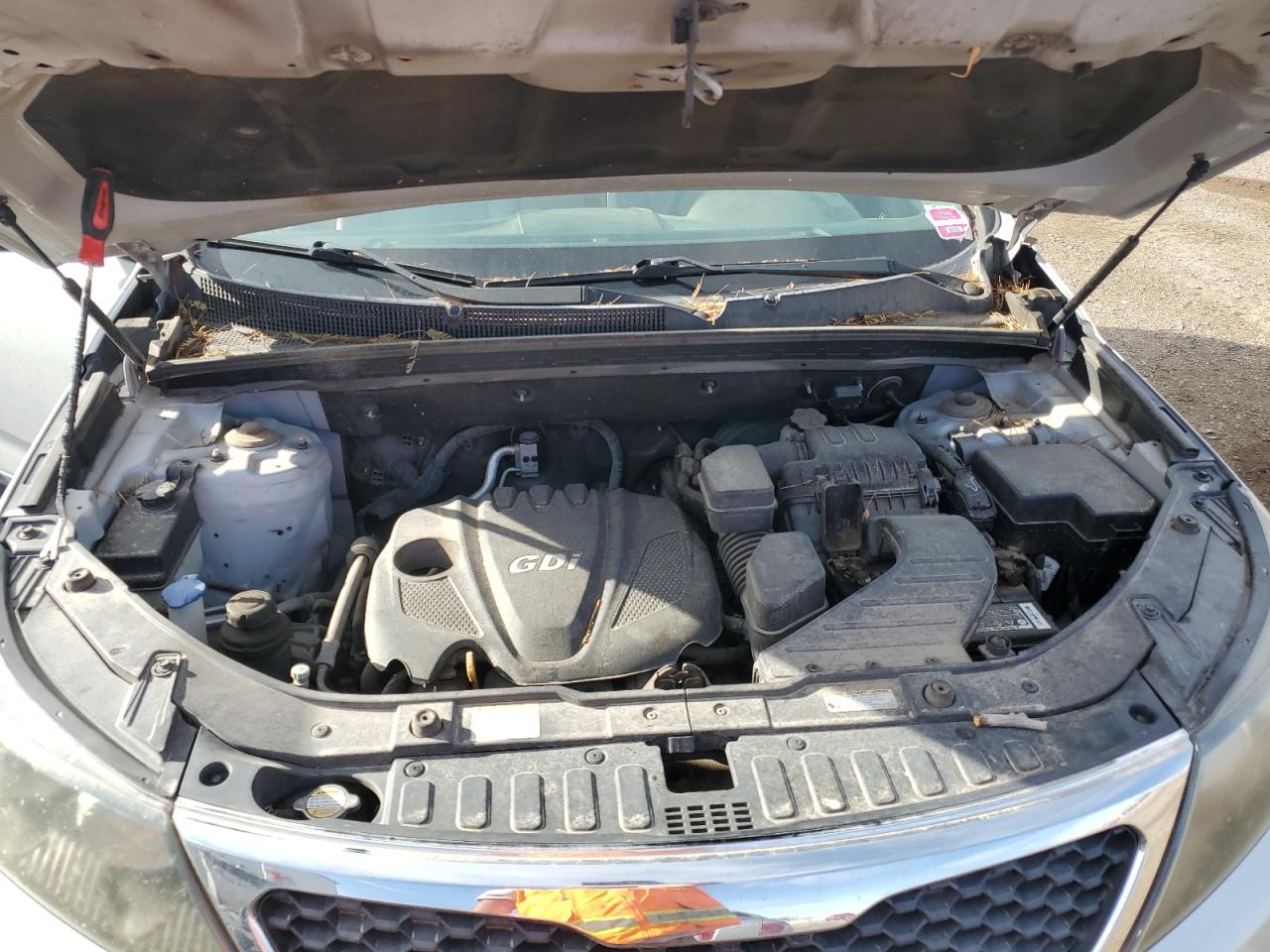 2012 KIA Sorento VIN 5XYKT3A63CG205413 Copart auction photo, front end / rear end damage thumbnail 11