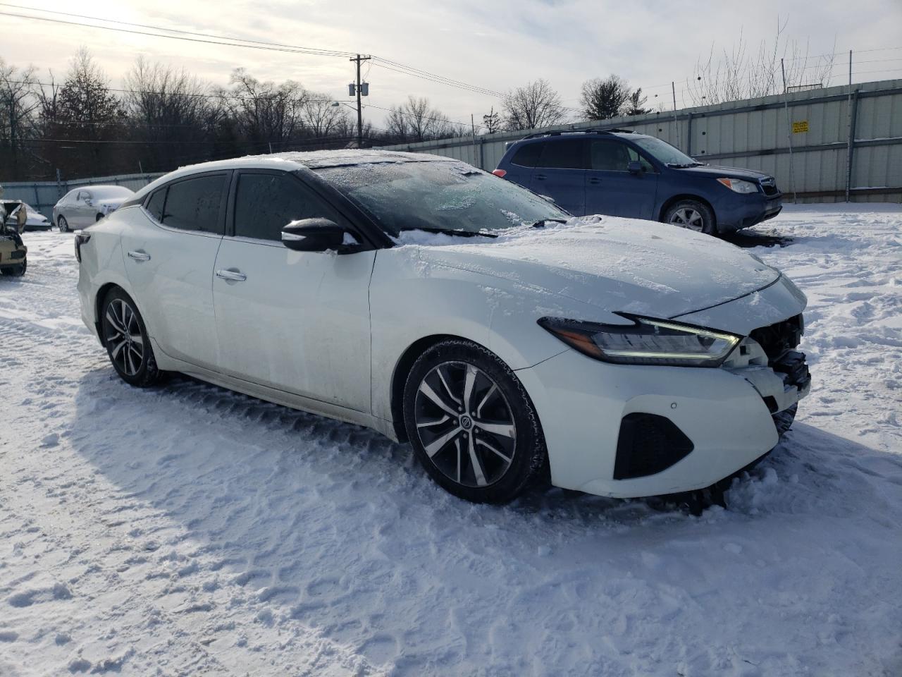 2020 Nissan Maxima VIN 1N4AA6DV7LC380473 Copart auction photo, front end damage thumbnail 4