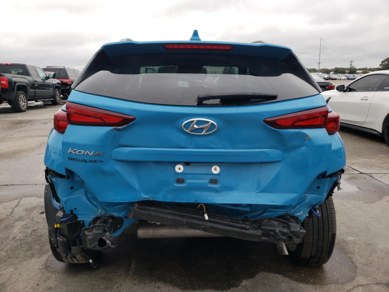 2023 Hyundai Kona VIN KM8K32AB0PU979500 Copart auction photo, rear end damage thumbnail 6