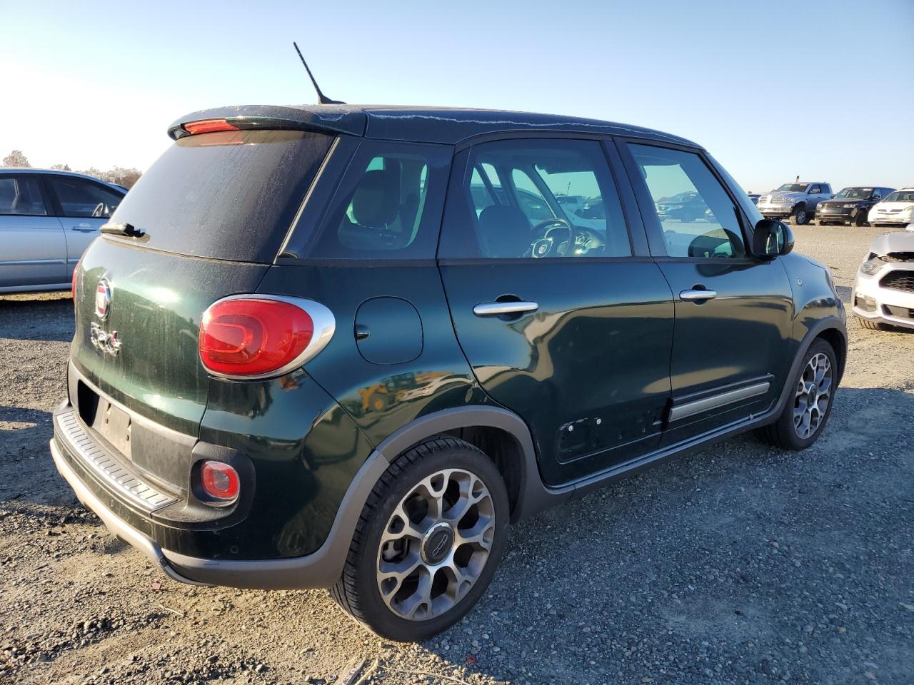 2014 Fiat 500 VIN ZFBCFADH4EZ003989 Copart auction photo, side damage thumbnail 3