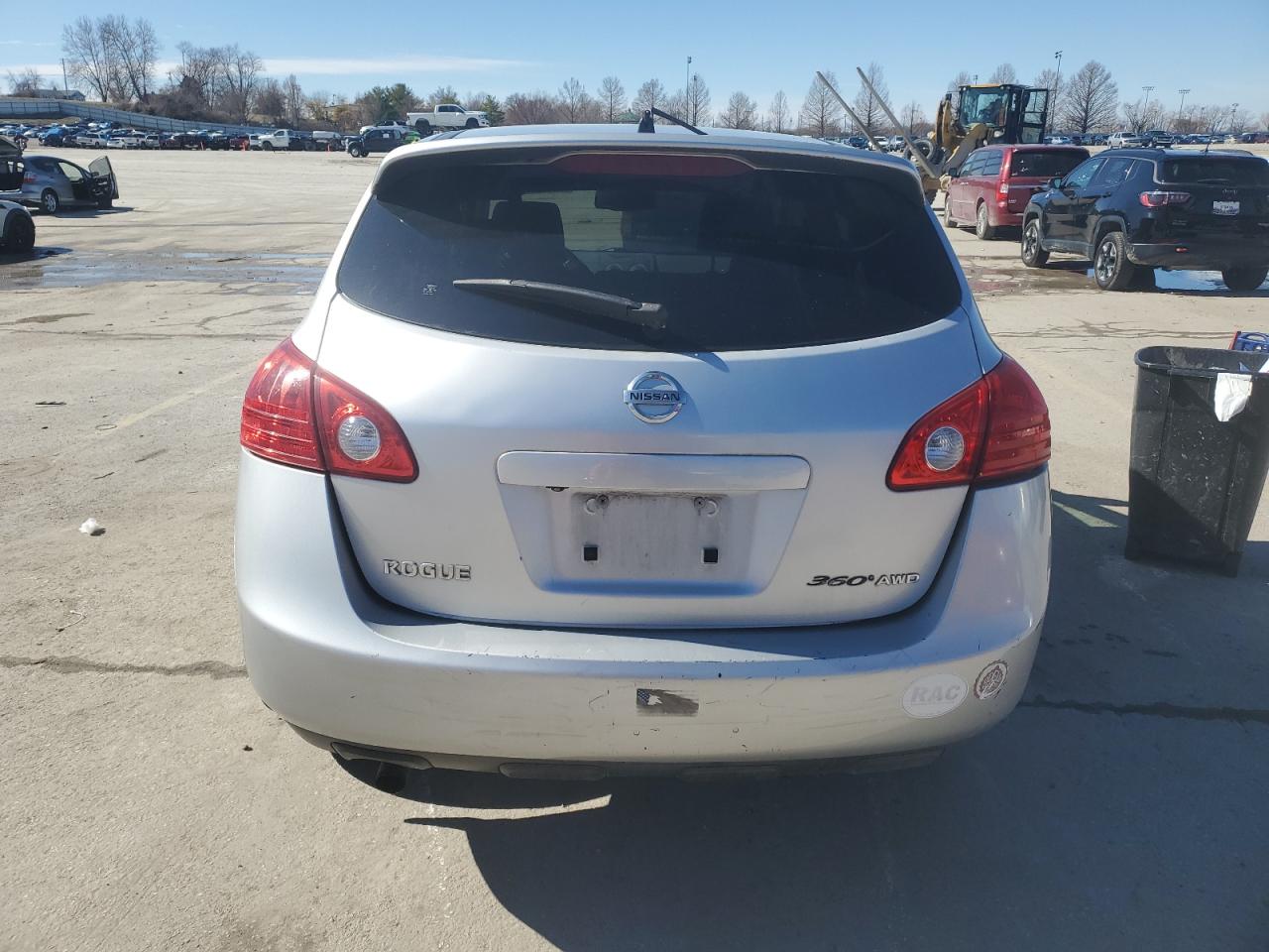 2010 Nissan Rogue VIN JN8AS5MV4AW118489 Copart auction photo, rear end damage thumbnail 6