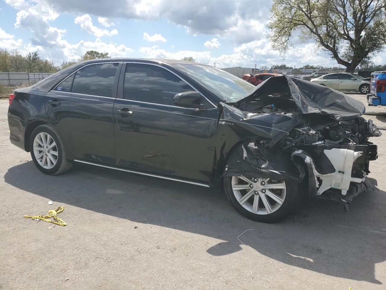 2013 Toyota Camry VIN 4T1BD1FK2DU087227 Copart auction photo, front end / side damage thumbnail 4