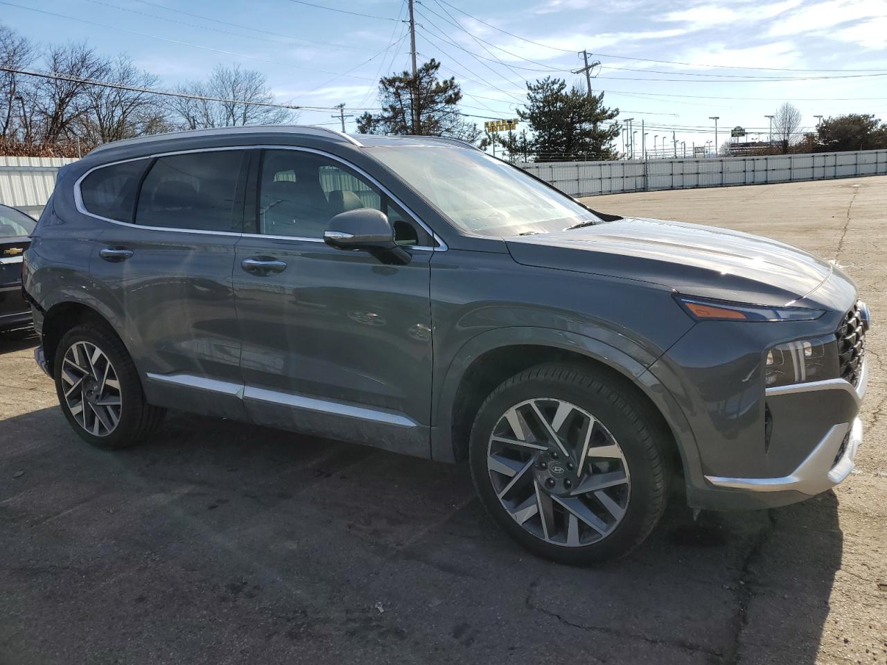 2022 Hyundai Santa Fe VIN 5NMS5DAL3NH449822 Copart auction photo, rear end damage thumbnail 4