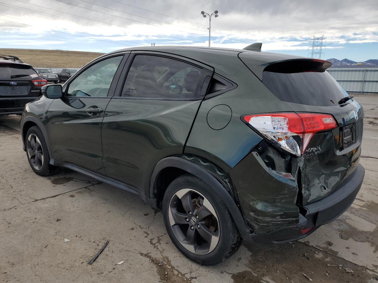 2018 Honda HR-V VIN 3CZRU6H51JG714872 Copart auction photo, rear end / hail damage thumbnail 2