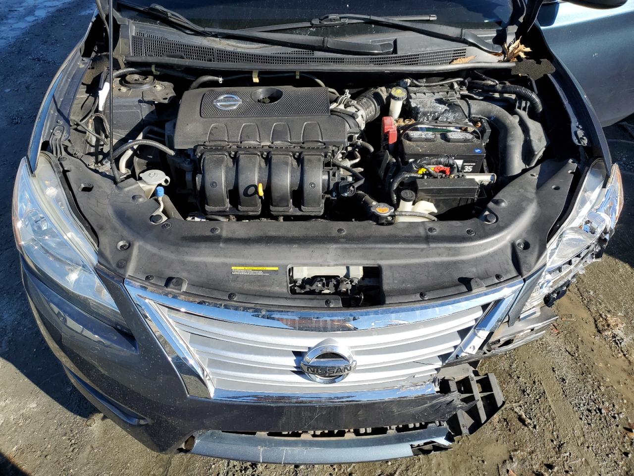 2014 Nissan Sentra VIN 3N1AB7AP4EY228599 Copart auction photo, front end damage thumbnail 11