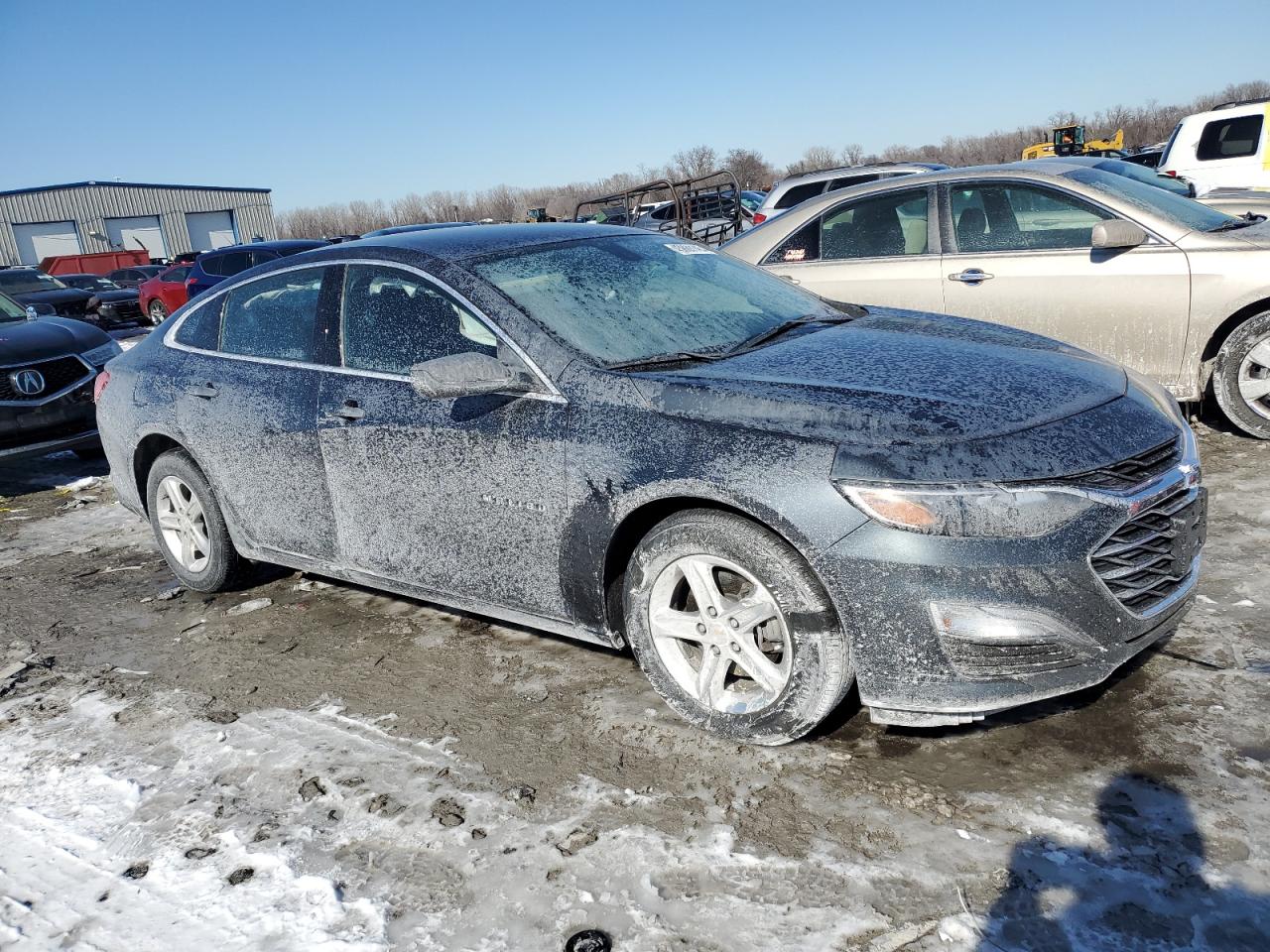 2021 Chevrolet Malibu VIN 1G1ZB5ST4MF053625 Copart auction photo, side damage thumbnail 4