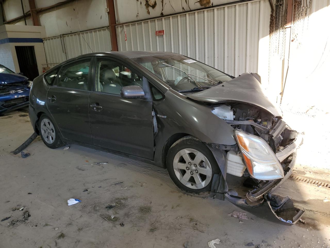 2008 Toyota Prius VIN JTDKB20U683458766 Copart auction photo, front end / side damage thumbnail 4