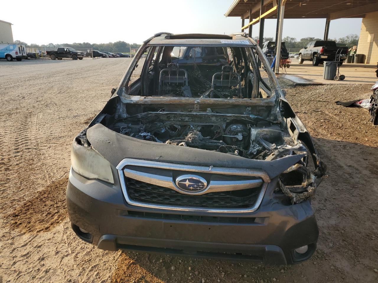 2015 Subaru Forester VIN JF2SJAWC7FH413610 Copart auction photo, burn damage thumbnail 5