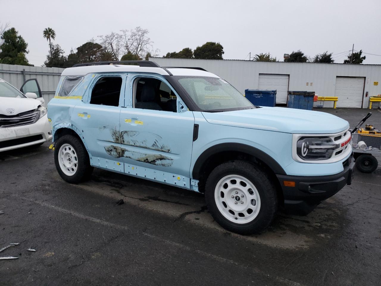 2023 Ford Bronco VIN 3FMCR9G66PRD39398 Copart auction photo, all over damage thumbnail 4