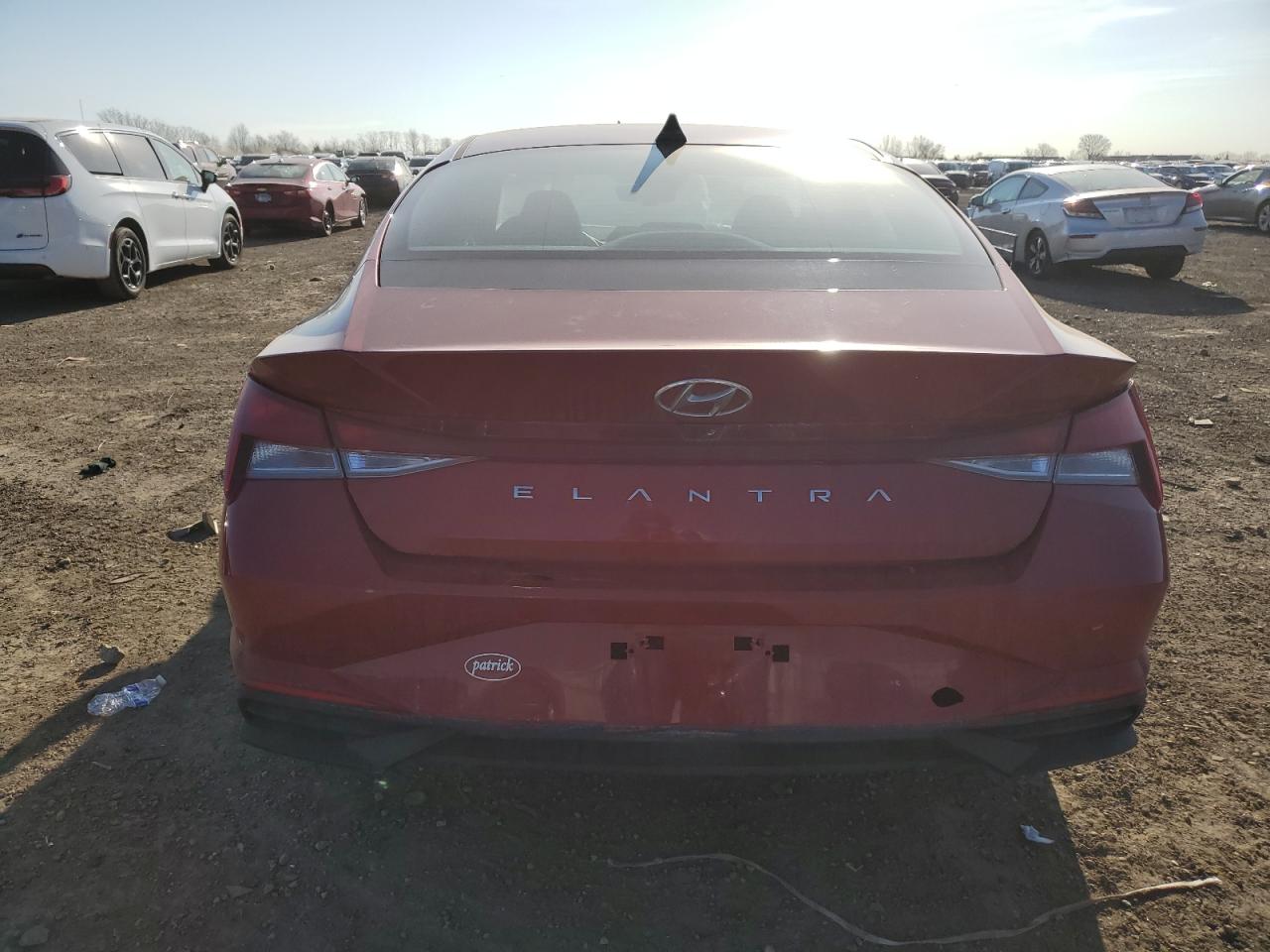 2022 Hyundai Elantra VIN KMHLL4AG3NU325079 Copart auction photo, front end damage thumbnail 6