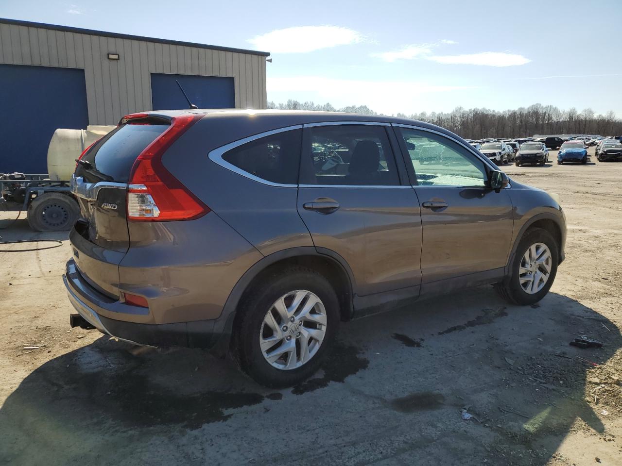 2016 Honda CR-V VIN 2HKRM4H5XGH635243 Copart auction photo, rear end damage thumbnail 3