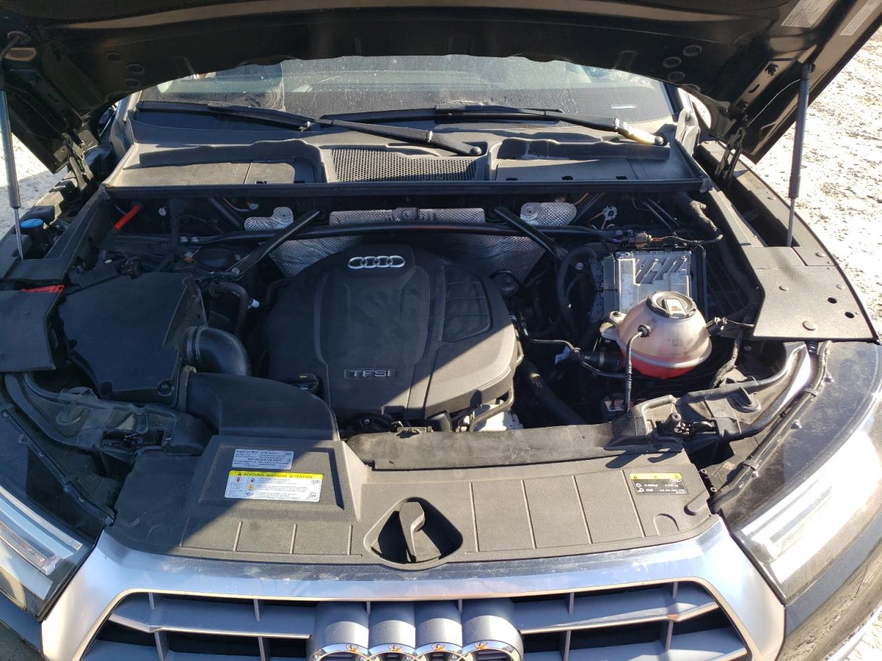 2020 Audi Q5 VIN WA1ANAFY9L2099056 Copart auction photo, rollover / side damage thumbnail 12