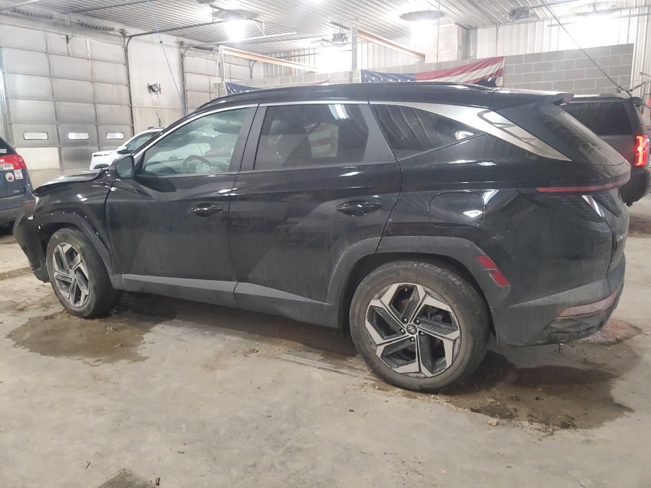 2022 Hyundai Tucson VIN KM8JFCA13NU060376 Copart auction photo, front end / undercarriage damage thumbnail 2