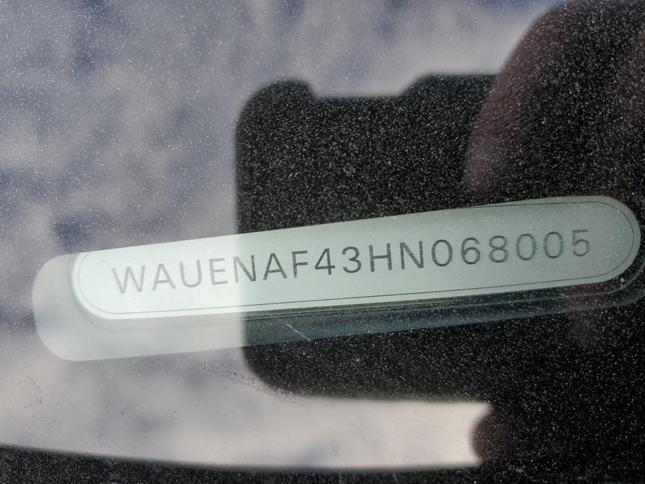 2017 Audi A4 VIN WAUENAF43HN068005 Copart auction photo, front end / side damage thumbnail 12