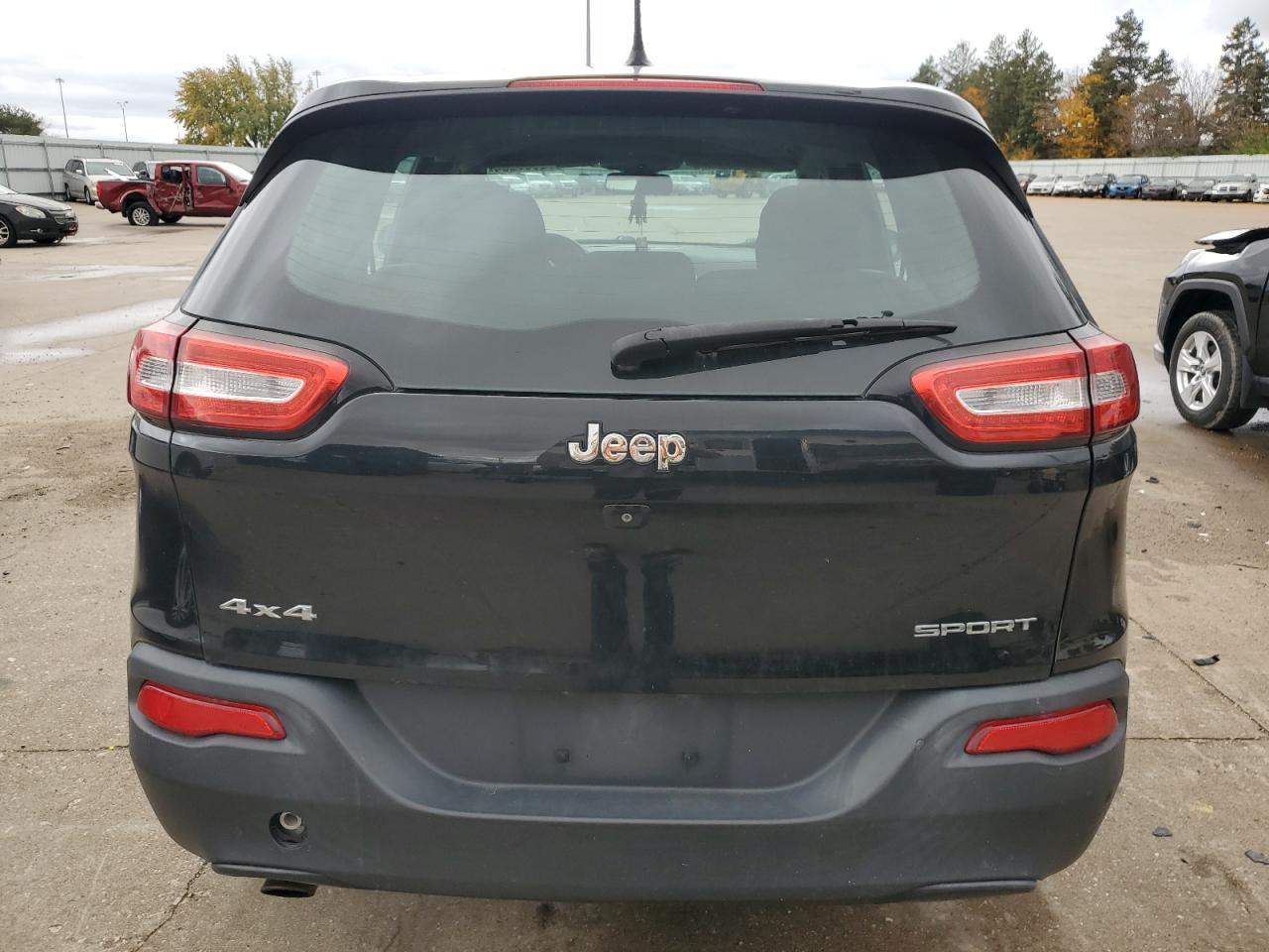 2014 Jeep Grand Cherokee VIN 1C4PJMAB0EW190146 Copart auction photo, front end / minor dent/scratches damage thumbnail 6