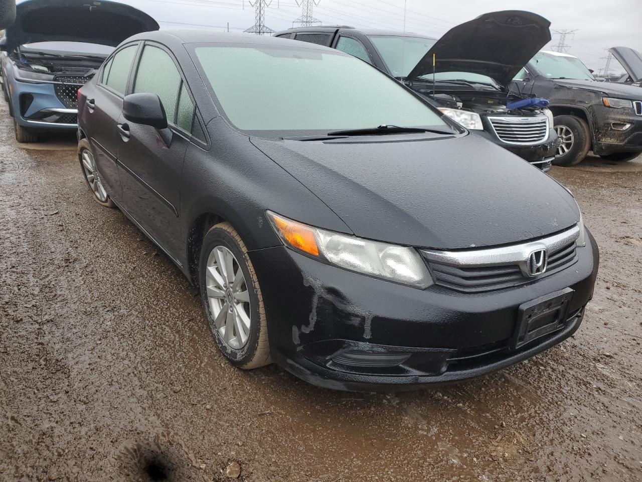 2012 Honda Civic VIN JHMFB2F84CS002032 Copart auction photo, front end damage thumbnail 4