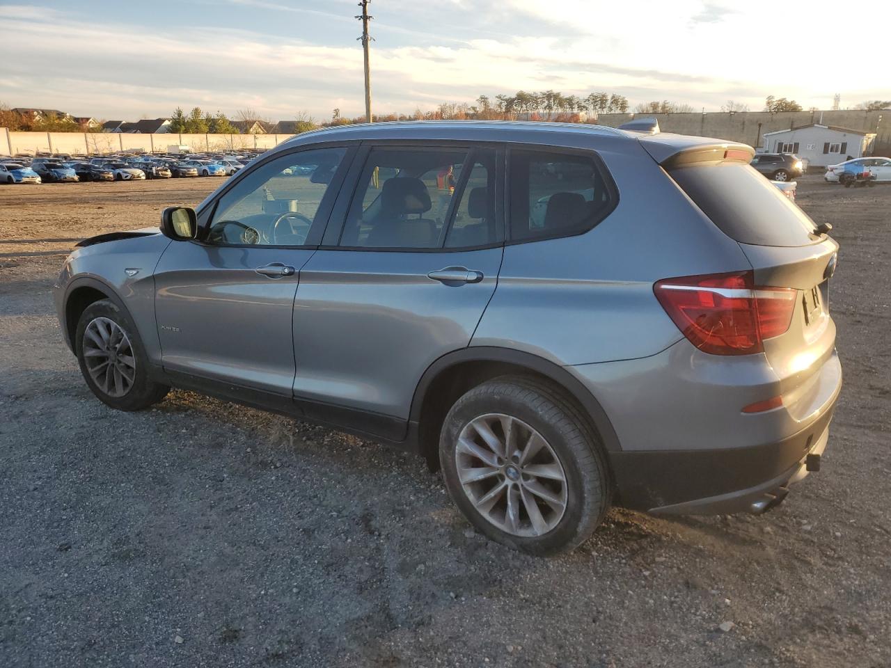 2013 BMW X3 VIN 5UXWX9C5XD0D08866 Copart auction photo, side / front end damage thumbnail 2