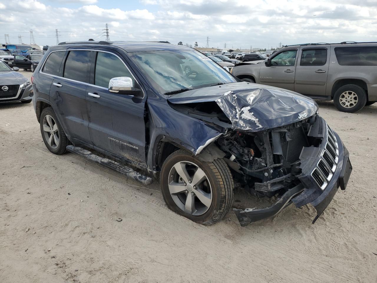 2016 Jeep Grand Cherokee VIN 1C4RJEBG1GC314521 Copart auction photo, front end damage thumbnail 4