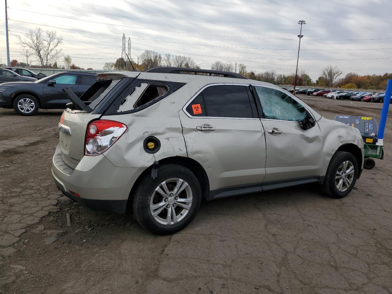 2013 Chevrolet Equinox VIN 2GNALPEK8D6200854 Copart auction photo, rollover damage thumbnail 3