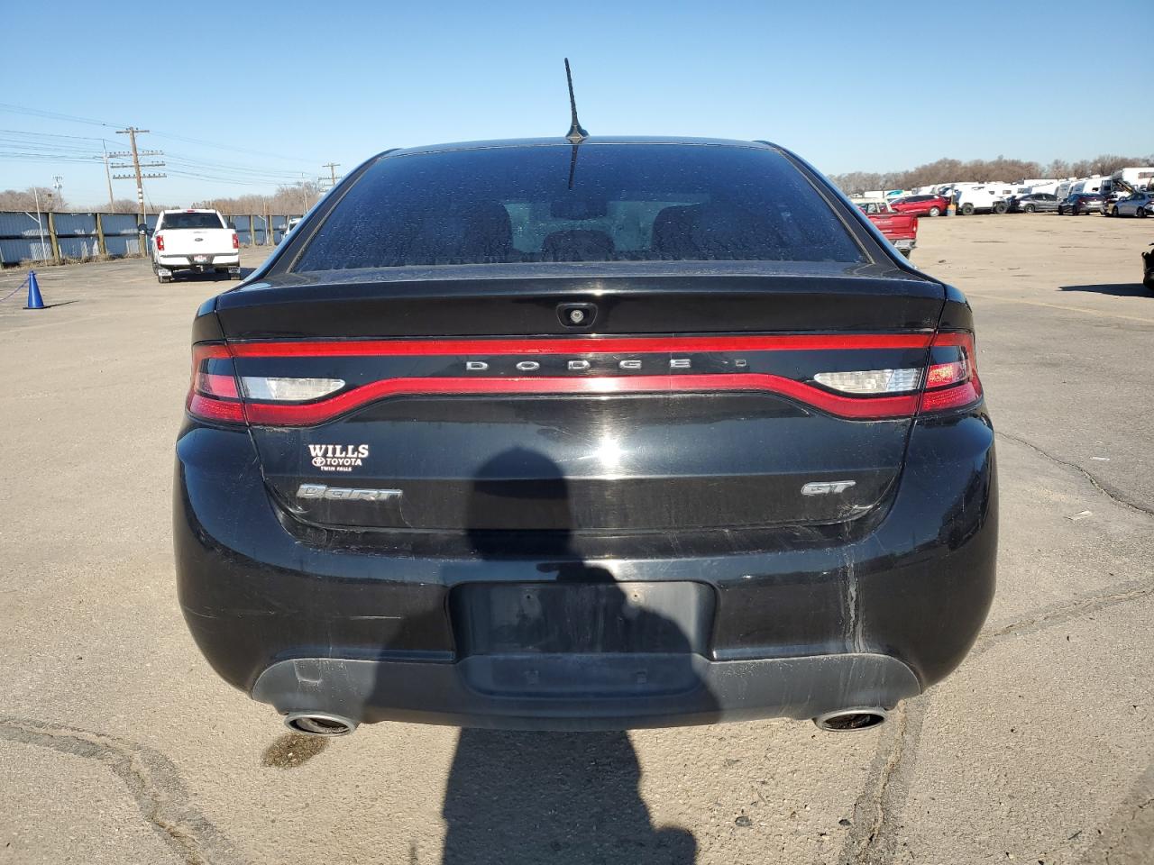 2015 Dodge Dart VIN 1C3CDFEB4FD421675 Copart auction photo, front end / undercarriage damage thumbnail 6