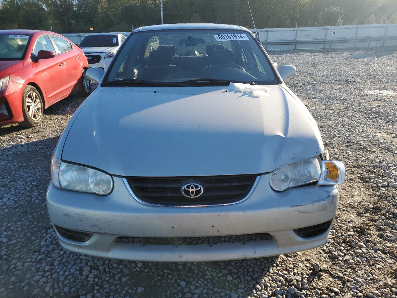 2002 Toyota Corolla VIN 1NXBR12EX2Z593063 Copart auction photo, side damage thumbnail 5