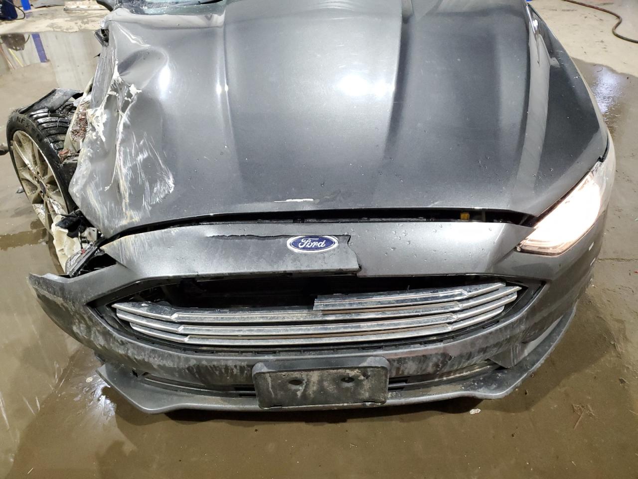 2017 Ford Fusion VIN 3FA6P0H7XHR160797 Copart auction photo, front end / side damage thumbnail 12