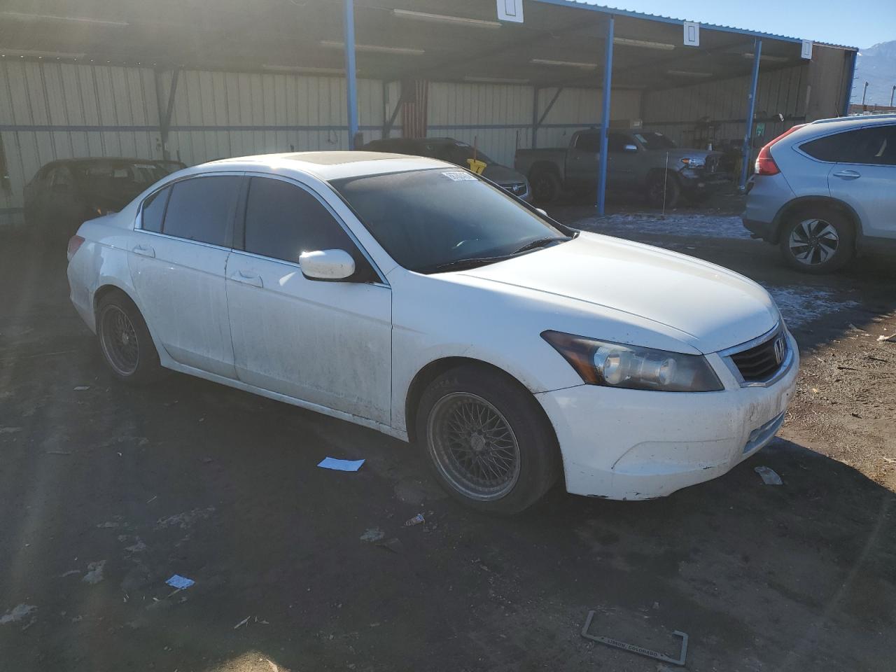 2009 Honda Accord VIN 1HGCP26879A129010 Copart auction photo, front end / hail damage thumbnail 4