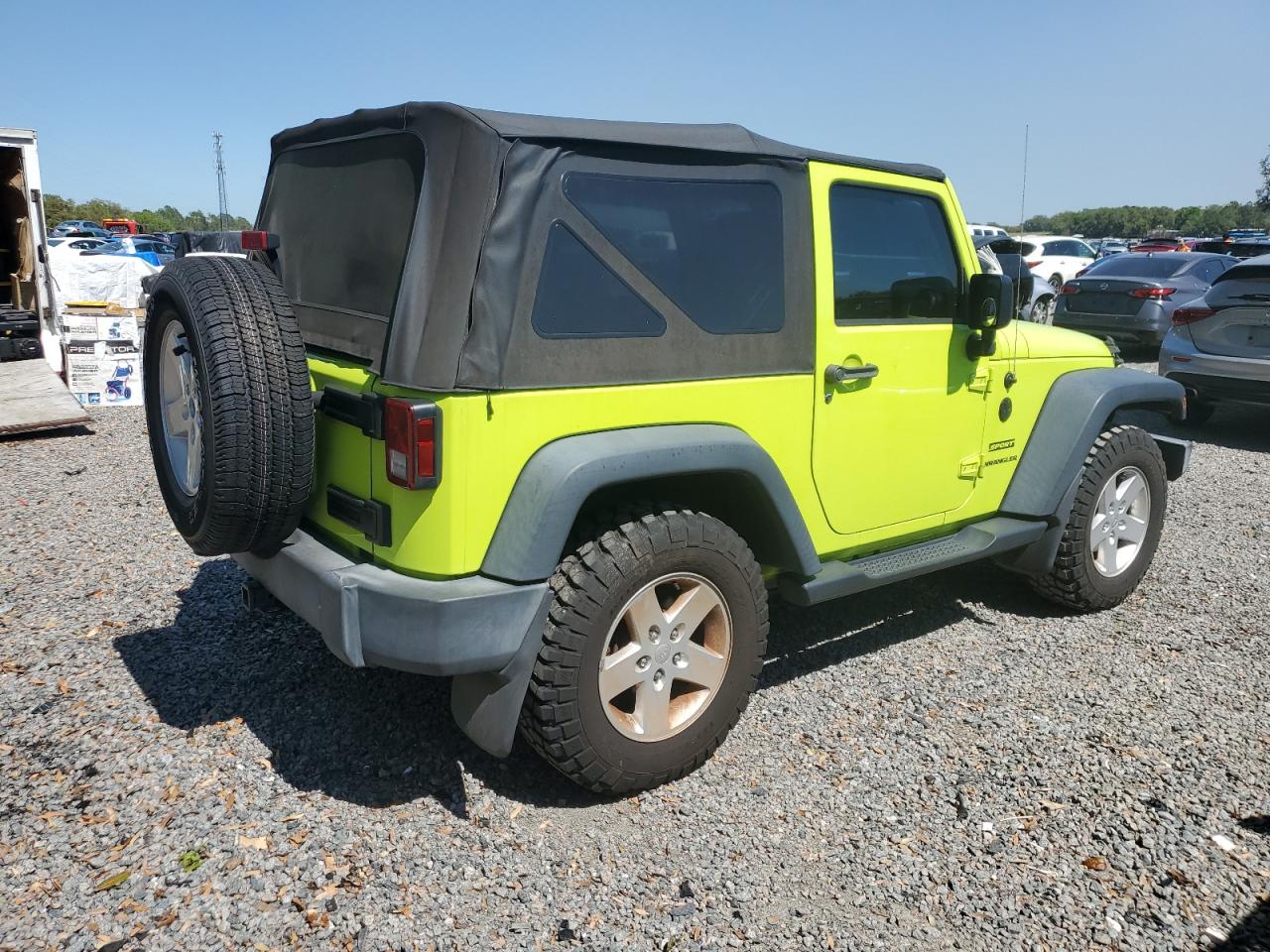 2017 Jeep Wrangler VIN 1C4AJWAG9HL520353 Copart auction photo, water/flood damage thumbnail 3