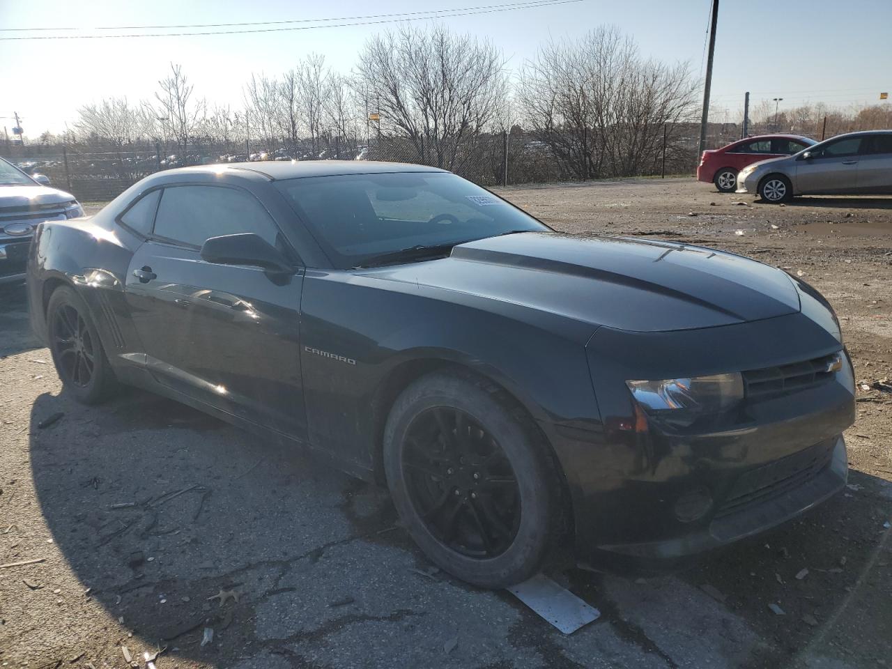 2014 Chevrolet Camaro VIN 2G1FA1E39E9172596 Copart auction photo, rear end / side damage thumbnail 4