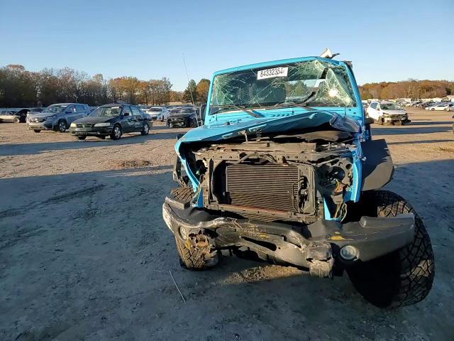 2017 Jeep Wrangler VIN 1C4BJWEGXHL584173 Copart auction photo, all over damage thumbnail 12