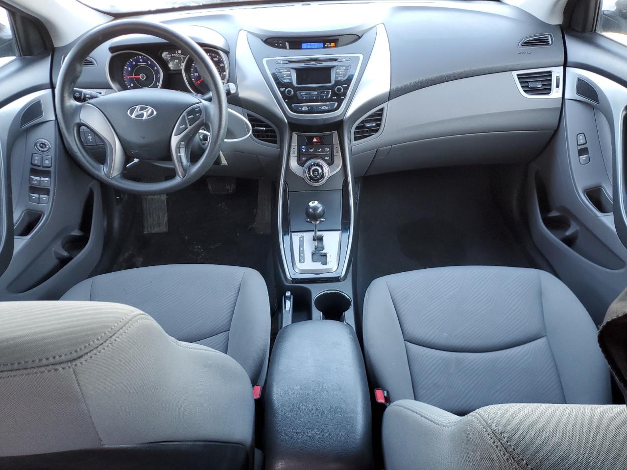 2013 Hyundai Elantra VIN KMHDH4AE0DU811156 Copart auction photo, rear end damage thumbnail 8