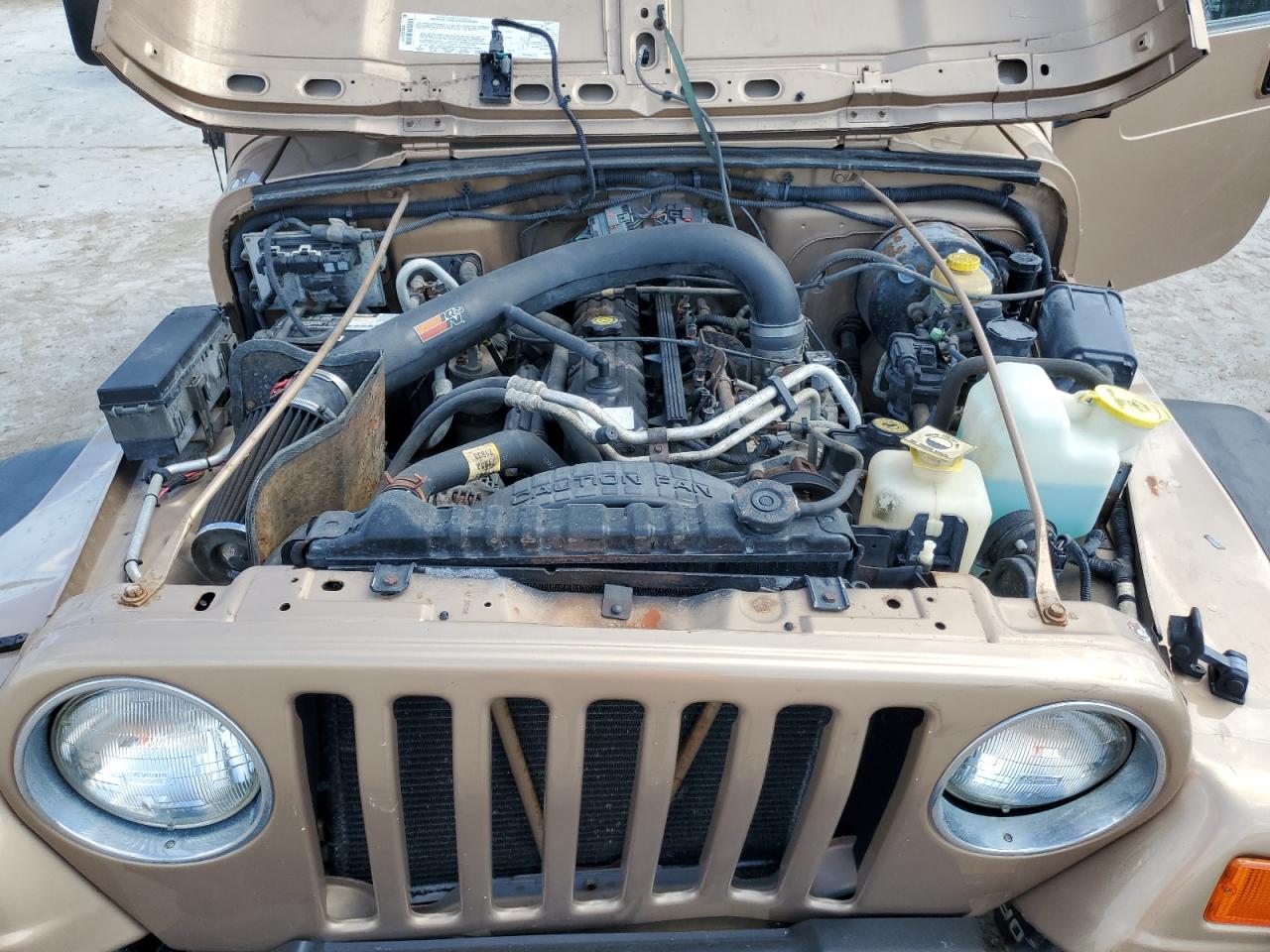 2000 Jeep Wrangler VIN 1J4FA49S8YP760774 Copart auction photo, all over damage thumbnail 11