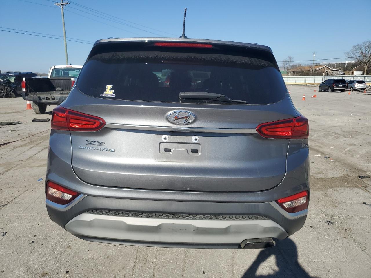 2020 Hyundai Santa Fe VIN 5NMS23AD4LH142281 Copart auction photo, front end damage thumbnail 6