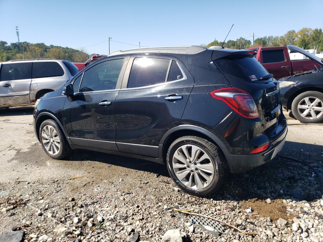 2017 Buick Encore VIN KL4CJCSB2HB004958 Copart auction photo, front end damage thumbnail 2