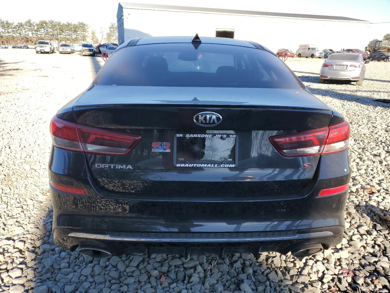 2019 KIA Optima VIN 5XXGT4L34KG279716 Copart auction photo, front end / side damage thumbnail 6